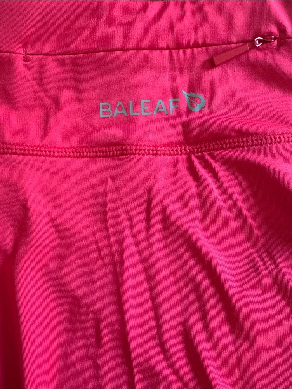 Baleaf Coral Pink Circle Skater Skirt